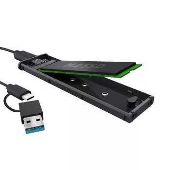 SSD korpuss TRUST 25806 Melns M.2, vienam diskam, līdz 4 TB, USB Type-C 10 Gbit/s (USB 3.2 Gen 2)