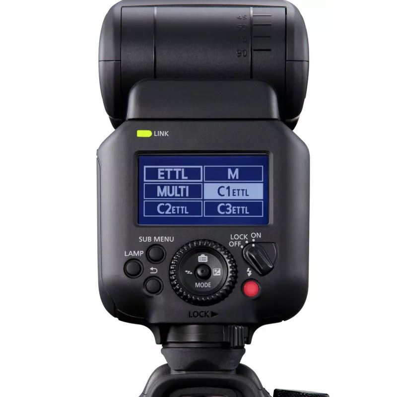 Canon Speedlite EL-5 zibspuldze — slave, Li-Ion LP-EL akumulators, 491 g, melna