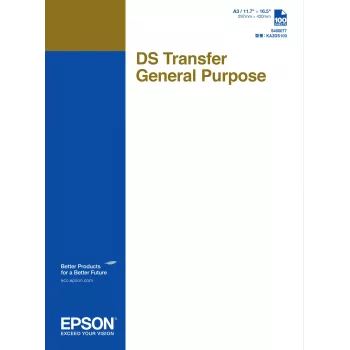 Pārnese papīrs Epson C13S400077 tintes printerim, A3 (297×420 mm), 100 loksnes, 87 g/m²