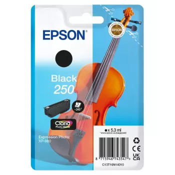 Epson 250 Violin Claria Photo HD tintes kasetne 1 gab. Oriģināla Melna