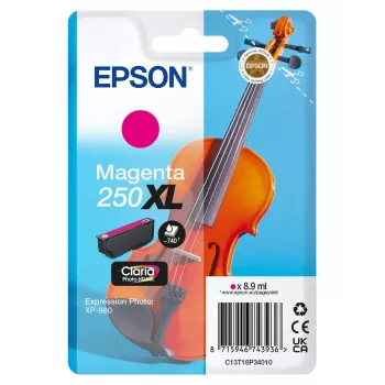 Epson 250XL Claria Photo HD tintas kasetne, oriģināla, augstas ražības, magenta