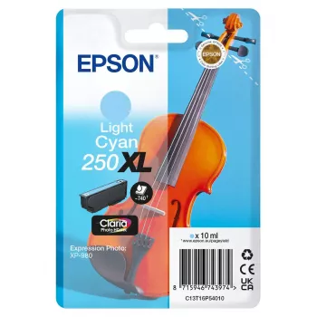 Epson Violin Claria Photo HD C13T16P54010 tintas kasetne, gaiši ciāna, augstas ietilpības (XL), 10 ml – viena iepakojumā