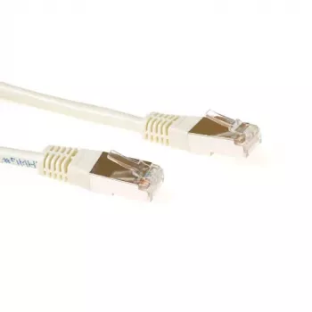 ACT Ivory 3 m F/UTP CAT5E patch vads ar RJ45 savienotājiem