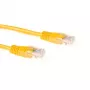 ACT Yellow 5 metru U/UTP CAT5E savienojuma kabelis ar RJ45 savienotājiem