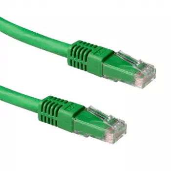 ACT Green 1 m LSZH U/UTP CAT6A savienojuma kabelis ar RJ-45 savienotājiem