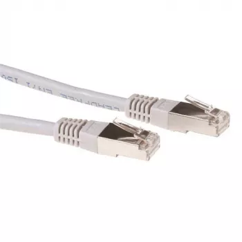 ACT pelēks 3 m LSZH SFTP CAT6A savienojuma kabelis ar RJ45 savienotājiem