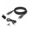ACT 30m HDMI 4K aktīvais optiskais kabelis ar noņemamu savienotāju v2.0 HDMI-A tēviņš - HDMI-A tēviņš