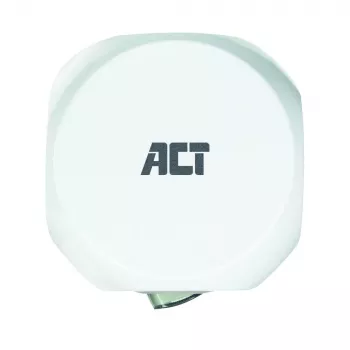 Strāvas sadalītājs ACT AC2430 — 3× F tipa kontaktligzdas, 230 V, 16 A, 1.5 m kabelis, balts