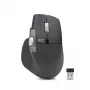 ACT AC5147 bezvadu lāzera pele — labā roka, RF + Bluetooth, 4800 DPI, 6 pogas, pelēka