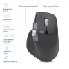 ACT AC5147 bezvadu lāzera pele — labā roka, RF + Bluetooth, 4800 DPI, 6 pogas, pelēka