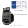 ACT AC5147 bezvadu lāzera pele — labā roka, RF + Bluetooth, 4800 DPI, 6 pogas, pelēka