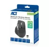 ACT AC5147 bezvadu lāzera pele — labā roka, RF + Bluetooth, 4800 DPI, 6 pogas, pelēka