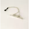 Gembird CCUSBRECEPTACLE iekšējais USB 2.0 adapteris ar divām ligzdām