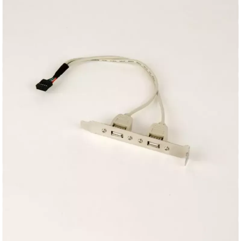 Gembird CCUSBRECEPTACLE iekšējais USB 2.0 adapteris ar divām ligzdām