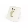 EnerGenie EG-ACU2A2-01 kontaktligzda ar 2 x USB