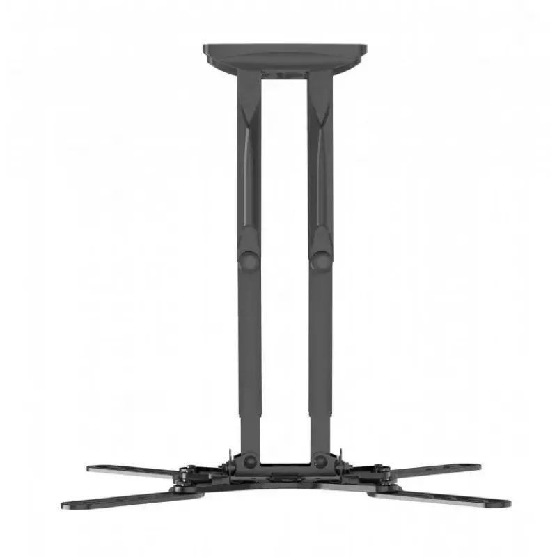 TV stiprinājums Gembird WM-60ST-01 32–60 collu televizoriem, VESA 100x100–400x400, līdz 36.4 kg, slīpums -2°–10°, attālums no sienas 4.2–45.2 cm, melns
