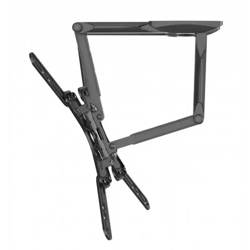 TV stiprinājums Gembird WM-60ST-01 32–60 collu televizoriem, VESA 100x100–400x400, līdz 36.4 kg, slīpums -2°–10°, attālums no sienas 4.2–45.2 cm, melns