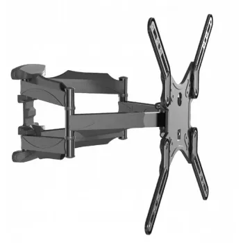 TV stiprinājums Gembird WM-60ST-01 32–60 collu televizoriem, VESA 100x100–400x400, līdz 36.4 kg, slīpums -2°–10°, attālums no sienas 4.2–45.2 cm, melns