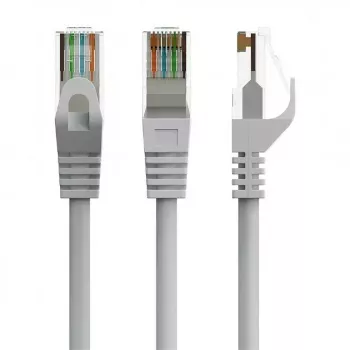 Patch kabelis GEMBIRD PP6U-CU-0.5M RJ45 Cat.6 0,5m Pelēks