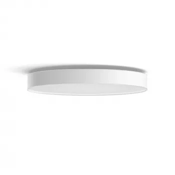 Philips Hue White ambience Enrave īpaši liela griestu lampa, viedā griestu lampa, Bluetooth, balta, LED, metāls, nemaināma spuldze