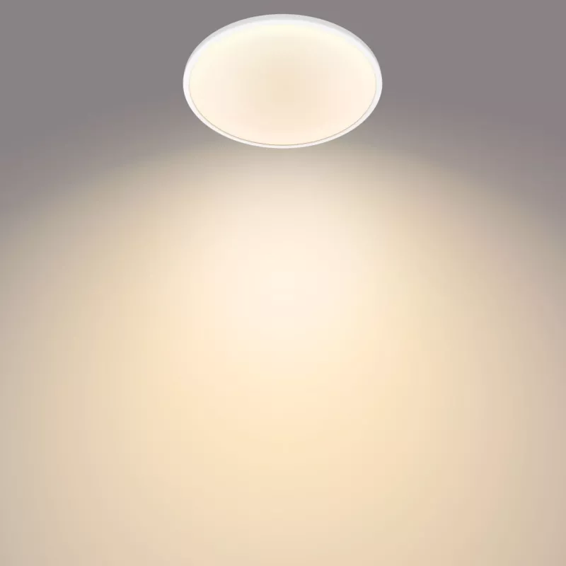 Philips Functional Super Slim Griestu Lampas LED 15 W, 2700 K, 1300 lm, IP20, Balta