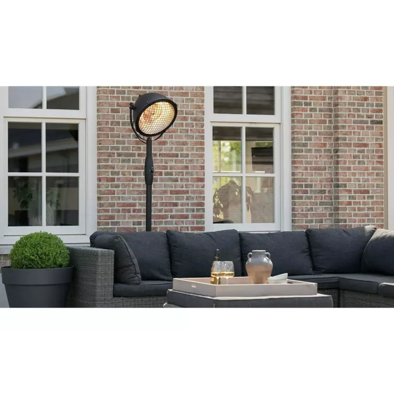 Halogēna elektriskais sildītājs Sunred Indus Indoor Melns, Brūns