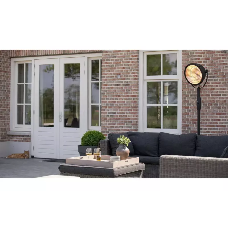 Halogēna elektriskais sildītājs Sunred Indus Indoor Melns, Brūns