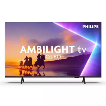Philips 55PUS8450 55 collu (139,7 cm) QLED 4K Ultra HD Smart TV, Titan OS, Wi-Fi, Melns