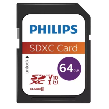 Atmiņas karte Philips 64GB SDXC UHS-I FM64SD55B