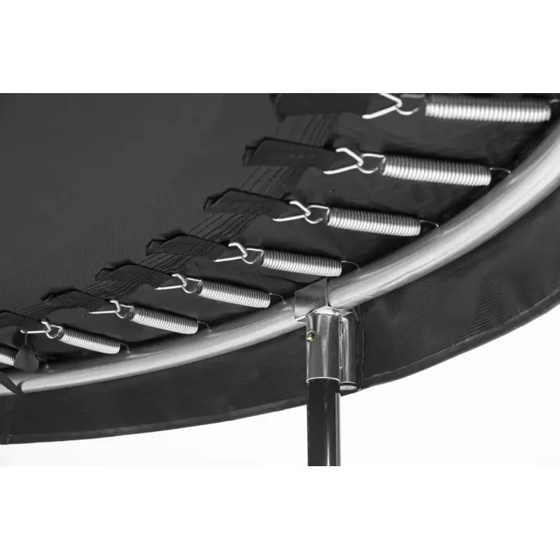 Zemes trampolīns Salta Comfort Round, 54 atsperes, 120 kg, 3 kājas, drošības tīkls, āra