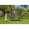 Zemes trampolīns Salta Comfort Round, 54 atsperes, 120 kg, 3 kājas, drošības tīkls, āra