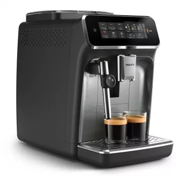 Kafijas automāts Philips EP3329/70 — pilnībā automātisks, 1.8 L ūdens tvertne, iebūvēta dzirnaviņa, 2 snīpi, 1500 W