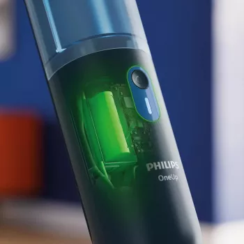Philips XV3101/01 elektriskā mopa ar akumulatoru, bezmaisiņu, zila, 1.2 Ah