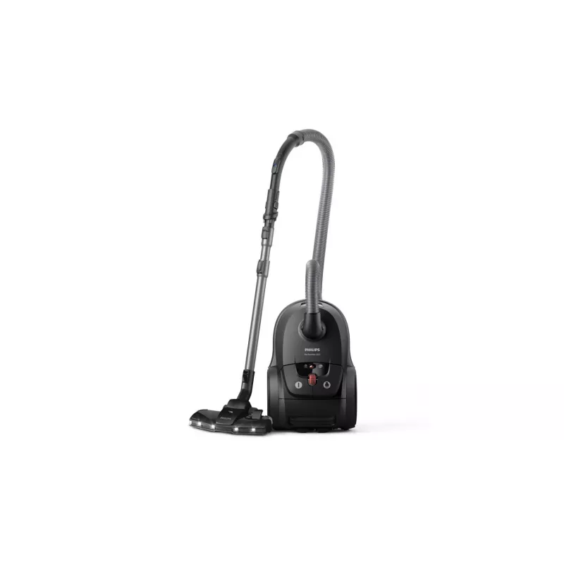 Putekļsūcējs cilindrisks Philips 8000 sērija XD8122/10 — 900 W, 4 L putekļu maiss, HEPA filtrs, melns