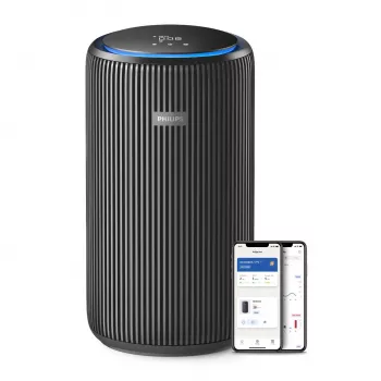 Gaisa attīrītājs Philips 4200 sērija AC4221/11 — pārklājums 156 m², CADR 600 m³/h, 51.5 dB, 54 W, Melns, 6.5 kg