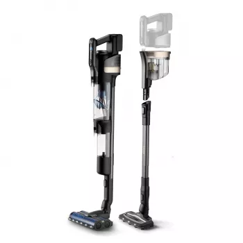 Philips 9000 Series XW9463/11 2-in-1 stieņa putekļsūcējs/slotas putekļsūcējs 150 W Melns