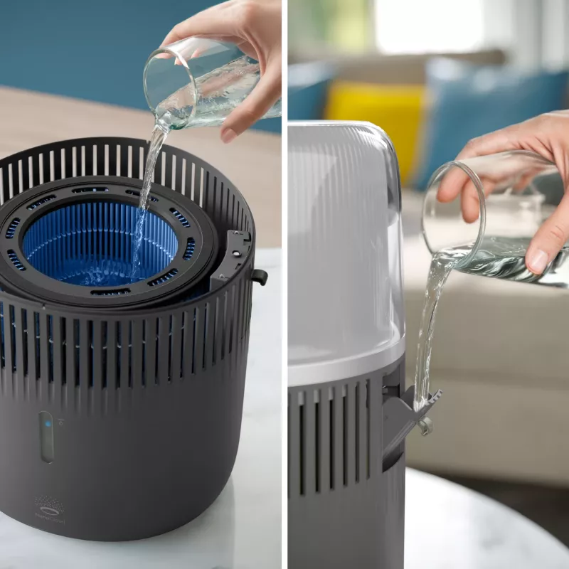 Gaisa mitrinātājs Philips 5000 sērija HU5710/03 – tvaika mitrinātājs, 4.5 L, grafīts