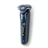 Vīriešu rotācijas skuveklis Philips Series 7000 S7885/50 — 3 galviņas, SteelPrecision asmeņi, Li-Ion USB akumulators, trimmeris, slapjā/sausā (Melns/Zils)
