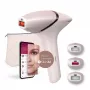 IPL matu noņemšanas ierīce Philips Lumea Prestige BRI953/02 — IPL, SenseIQ, sejas un ķermeņa uzgaļi, maiņstrāva/akumulators, rozā zelts/sārta