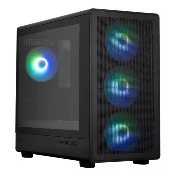 Korpus datoram ZALMAN M5 BLACK mATX Mini Tower melns