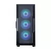 ZALMAN PC korpuss i3 NEO V2 Mid Tower, 4x ARGB ventilators, melns