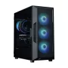 ZALMAN PC korpuss i3 NEO V2 Mid Tower, 4x ARGB ventilators, melns