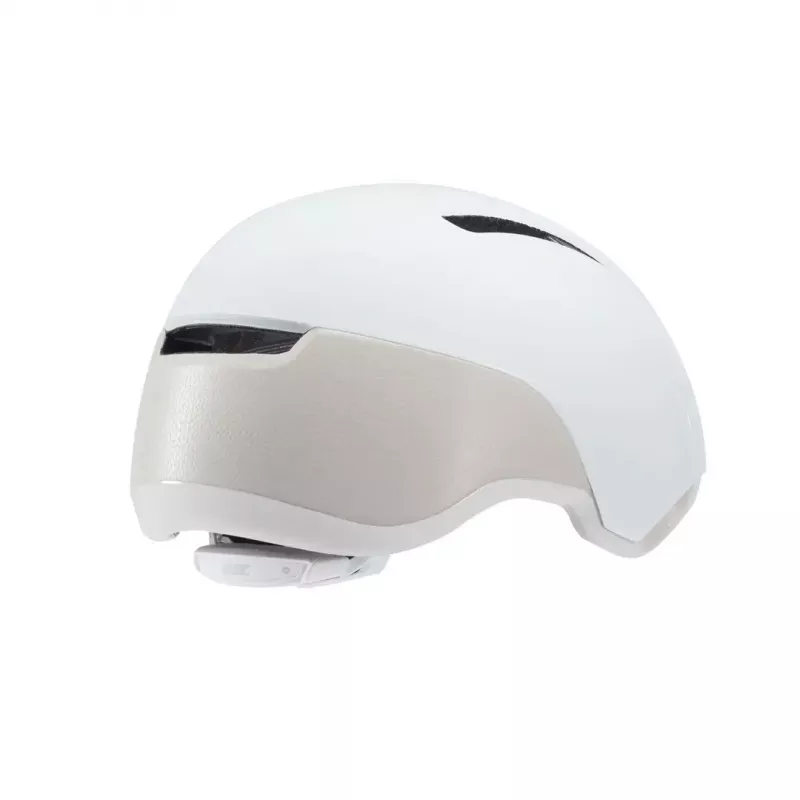 Velosipēda ķivere HJC Calido Plus, izmērs S (51–56 cm), In-mold, magnētiskais vizieris, 350 g, Balta/Pelēka