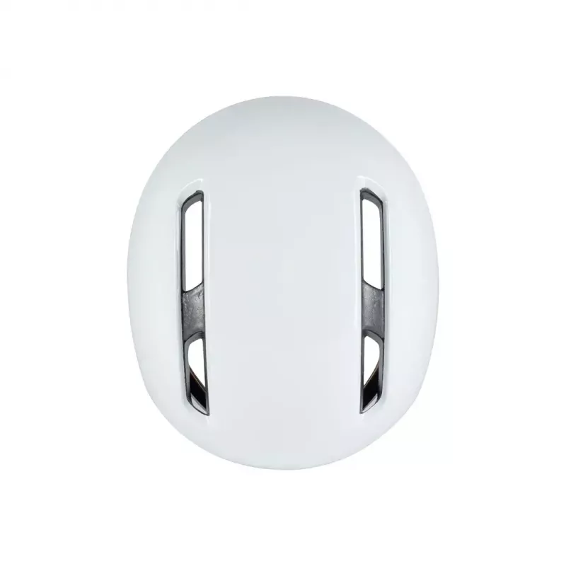 Velosipēda ķivere HJC Calido Plus, izmērs S (51–56 cm), In-mold, magnētiskais vizieris, 350 g, Balta/Pelēka