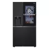 LG InstaView GSGV81EPLL side-by-side ledusskapis, brīvi stāvošs, 635 L, melns