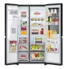 LG InstaView GSGV81EPLL side-by-side ledusskapis, brīvi stāvošs, 635 L, melns
