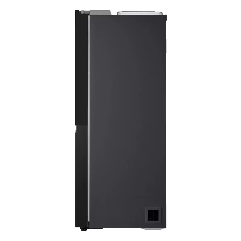 LG InstaView GSGV81EPLL side-by-side ledusskapis, brīvi stāvošs, 635 L, melns
