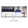 LG 38WR85QC-W datora monitors 96.5 cm (38 colli) 3840 x 1600 pikseļi UltraWide Quad HD LCD Balts