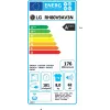 Veļas žāvētājs LG RH80V9AV3N 8 kg A+++ siltumsūknis, brīvi stāvošs, priekšējā ielāde, Melns/Balts