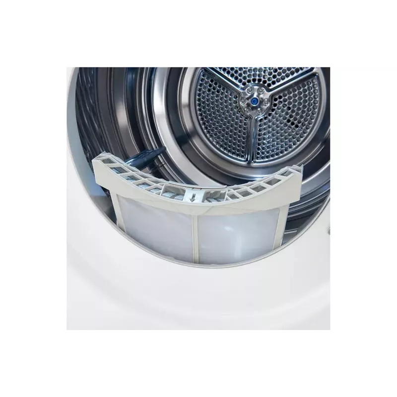 Veļas žāvētājs LG RH80V9AV3N 8 kg A+++ siltumsūknis, brīvi stāvošs, priekšējā ielāde, Melns/Balts